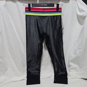 Noli NWT Black and Multi Sunrise Legging - Size M